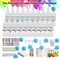 239 Pack Large Tie Dye Kit for Kids and Adults - Permanent Tie Dye Kits for Clothing Craft Fabric Textile Party Group Handmade Project (Dye up to 60 Medium Adults T-Shirts!)